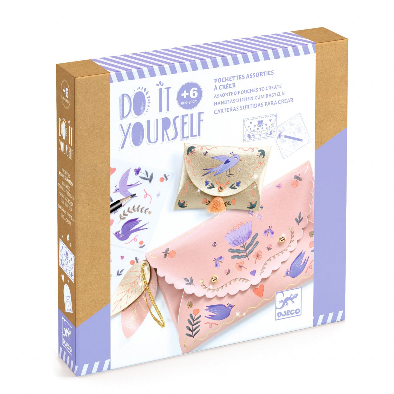 Joc creativ DIY Poseta si portmoneu, Djeco